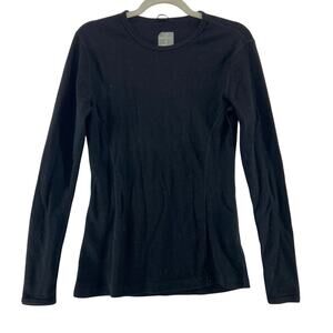 Meriwool Black Longsleeve Baselayer Size Medium